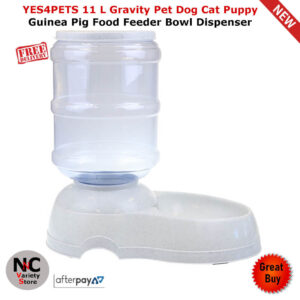 YES4PETS 11 L Gravity Pet Food Feeder Bowl Dispenser