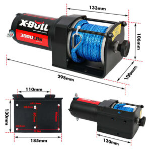 X-Bull 12V Electric Winch 3000Lb Atv Winch Boat Trailer – Nice N Cheap Variety Store X-Bull 12V Electric Winch 3000Lb Atv Winch Boat Trailer - Image 6