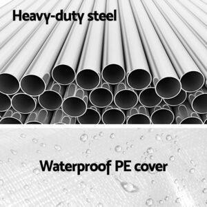 Instahut Carports 6X6M Carport Kits Steel Shelter Gazebo – Nice N Cheap Variety Store Instahut Carports 6X6M Carport Kits Steel Shelter Gazebo - Image 6