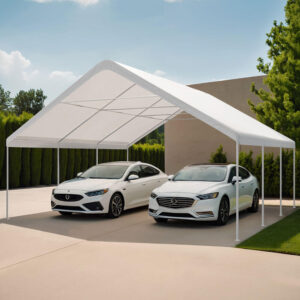 Instahut Carports 6X6M Carport Kits Steel Shelter Gazebo – Nice N Cheap Variety Store Instahut Carports 6X6M Carport Kits Steel Shelter Gazebo - Image 7
