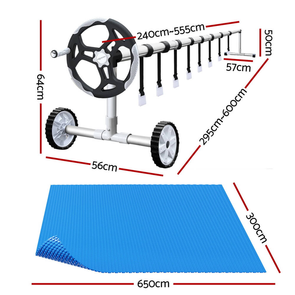 Aquabuddy Pool Cover 600 Micron 6.5X3M W/ Roller 5.55M – Nice N Cheap Variety Store Aquabuddy Pool Cover 600 Micron 6.5X3M W/ Roller 5.55M - Image 3