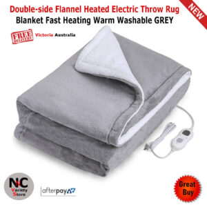 Double-side Flannel Heated Electric Throw Rug Blanket