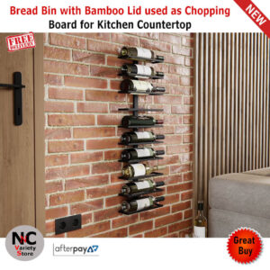 Metal Wall Mount Wine Rack for Wine Bottles