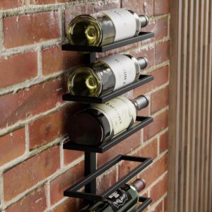 Metal Wall Mount Wine Rack For Wine Bottles - Image 3
