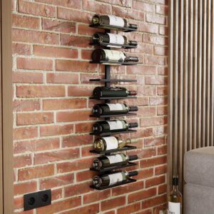 Metal Wall Mount Wine Rack For Wine Bottles - Image 4