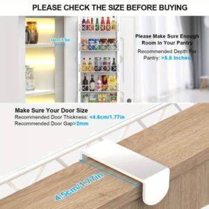 6 Tier Adjustable Baskets Over Door Pantry Organiser – Nice N Cheap Variety Store 6 Tier Adjustable Baskets Over Door Pantry Organiser - Image 7
