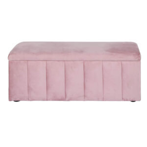 Artiss Velvet Storage Ottoman 103Cm Pink – Nice N Cheap Variety Store Velvet Storage Ottoman