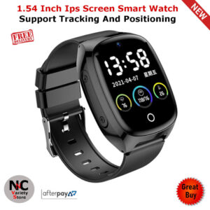 1.60 Inch Black Dial Silicone Band Ip68 Waterproof Smart Watch