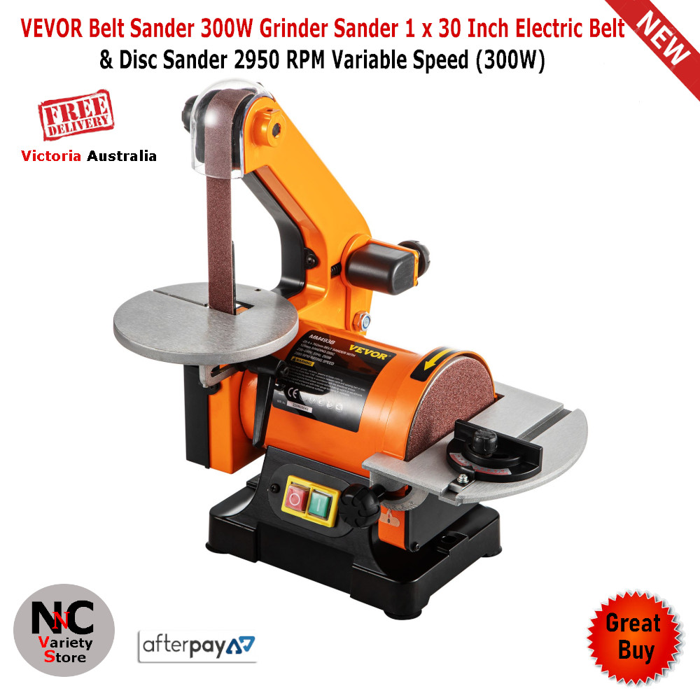 Vevor Belt Sander 300W Grinder Sander 1 X 30 Inch – Nice N Cheap Variety Store Vevor Belt Sander 300W Grinder Sander 1 X 30 Inch