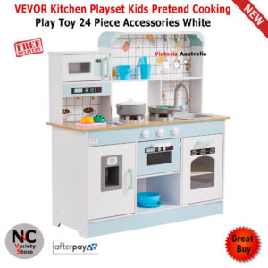 VEVOR Kitchen Playset Kids Pretend Cooking Play Toy 24 Piece
