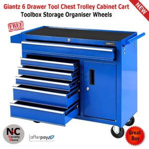 Giantz 6 Drawer Tool Chest Trolley Cabinet Cart Toolbox
