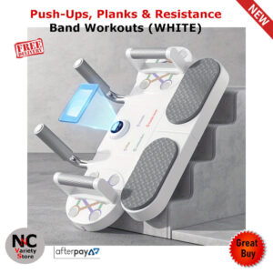 (WHITE)Three-in-One Training Board: Push-Ups, Planks