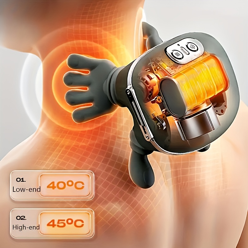 New Heating Massage Gun 1Kg Lightweight Design Palm Warm – Nice N Cheap Variety Store New Heating Massage Gun 1Kg Lightweight Design Palm Warm - Image 9