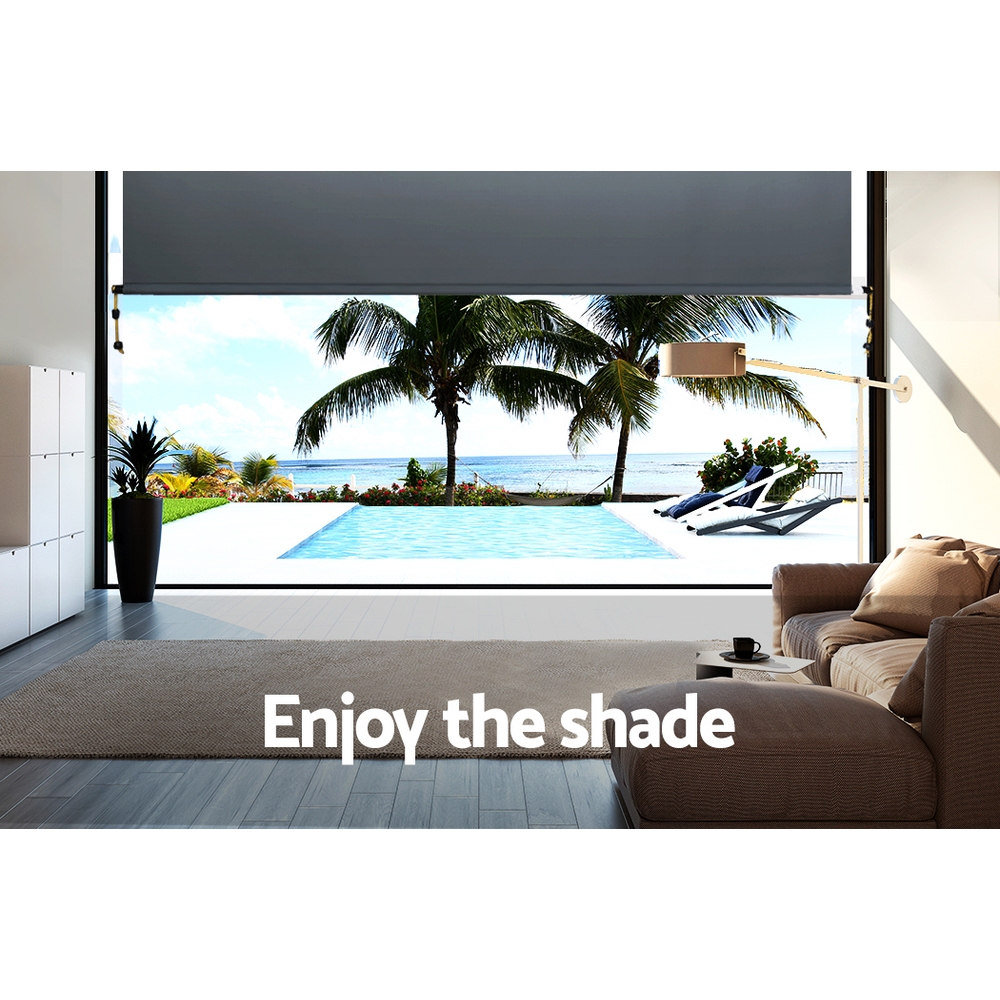 Instahut 3X2.5M Outdoor Blinds Awning Window Shade Grey – Nice N Cheap Variety Store Instahut 3X2.5M Outdoor Blinds Awning Window Shade Grey - Image 5