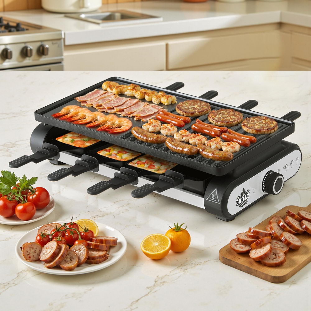 Grillz 1400W Electric Bbq Grill W/ 7 Cooking Pans – Nice N Cheap Variety Store Grillz 1400W Electric Bbq Grill W/ 7 Cooking Pans - Image 7