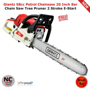 Giantz 58cc Petrol Chainsaw 20 Inch Bar Chain Saw