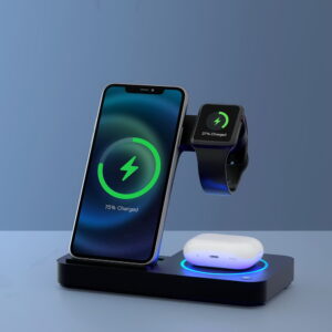 Devanti 4-In-1 Wireless Charger Station For Phone Black – Nice N Cheap Variety Store Devanti 4-In-1 Wireless Charger Station For Phone Black - Image 8