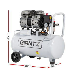 Giantz 30L Quiet Air Compressor | Oil-Free Tyre Inflator – Nice N Cheap Variety Store 30L Air Compressor