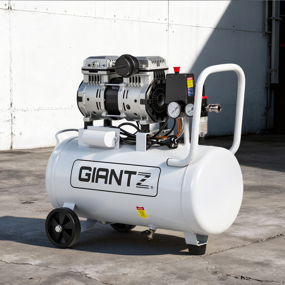 Giantz 30L Quiet Air Compressor | Oil-Free Tyre Inflator – Nice N Cheap Variety Store 30L Air Compressor