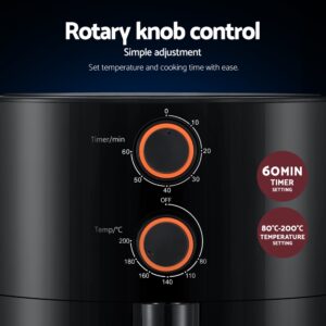 Devanti 4L Air Fryer Knob Control 1500W – Nice N Cheap Variety Store Devanti 4L Air Fryer Knob Control 1500W - Image 4