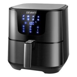 Devanti Air Fryer 7L Lcd Fryers Black – Nice N Cheap Variety Store Devanti Air Fryer 7L Lcd Fryers Black - Image 3