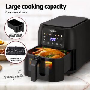 Devanti Air Fryer 8L Lcd Fryers – Nice N Cheap Variety Store Devanti Air Fryer 8L Lcd Fryers - Image 5