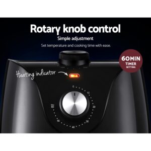 Devanti Air Fryer 2.5L Knob Fryers – Nice N Cheap Variety Store Devanti Air Fryer 2.5L Knob Fryers - Image 5