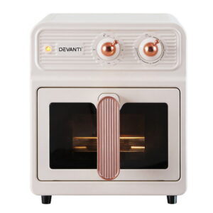 Devanti 6L Air Fryer Knob Control 1700W Cream – Nice N Cheap Variety Store Devanti 6L Air Fryer Knob Control 1700W Cream - Image 3