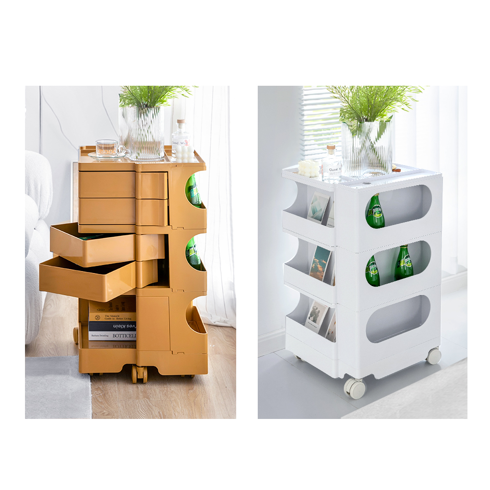 Artissin Storage Trolley Bedside Table 5 Tier Cart Boby Replica Grey – Nice N Cheap Variety Store Artissin Storage Trolley Bedside Table 5 Tier Cart Boby Replica Grey