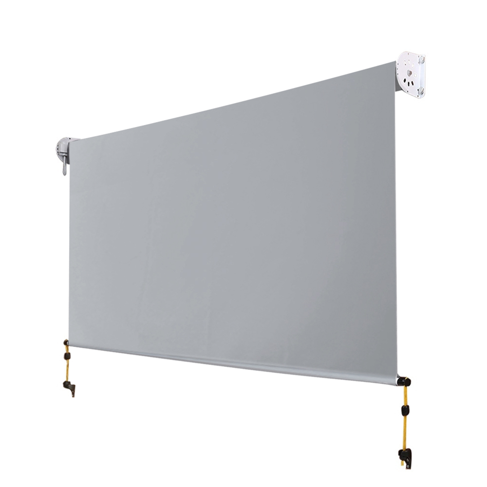 Instahut 3X2.5M Outdoor Blinds Awning Roll Down Screen Fabric Blinds Outdoor Window Shade Grey – Nice N Cheap Variety Store Instahut 3X2.5M Outdoor Blinds Awning Roll Down Screen Fabric Blinds Outdoor Window Shade Grey - Image 4