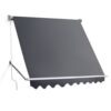Instahut Window Fixed Pivot Arm Awning Outdoor Blinds Retractable Patio 2.4X2.1M Product Image Nice N Cheap Variety Store