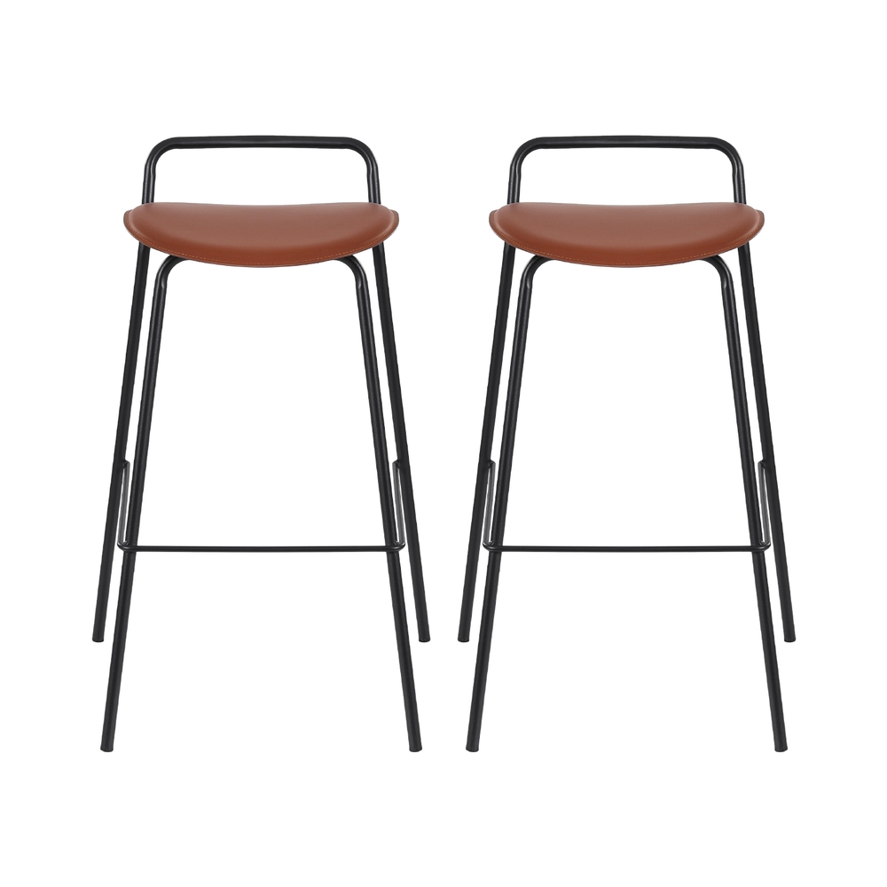 Artiss Bar Stools (Set Of 2) | Metal Brown – Nice N Cheap Variety Store Bar Stools
