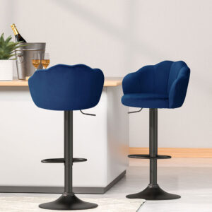 Velvet Blue Bar Stools
