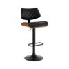 Artiss Gas Lift Bar Stools | Wooden &Amp; Leather Black – Nice N Cheap Variety Store Gas Lift Bar Stools