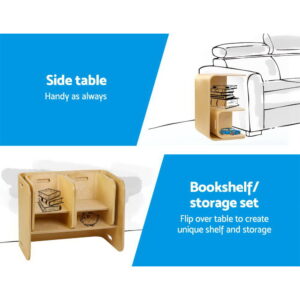 Keezi 3Pcs Kids Table And Chairs Set Multifunctional Storage Desk – Nice N Cheap Variety Store Keezi 3Pcs Kids Table And Chairs Set Multifunctional Storage Desk - Image 6