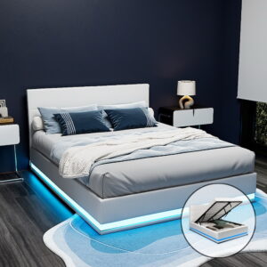 Queen Gas Lift Bed