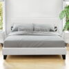 Artiss Neo Double Bed Frame | White – Nice N Cheap Variety Store Double Bed Frame
