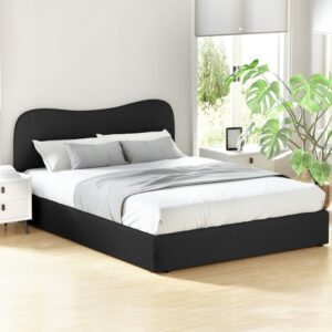 Queen Boucle Bed Frame