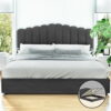 Artiss Bed Frame King Size Velvet Grey Fion – Nice N Cheap Variety Store Artiss Bed Frame King Size Velvet Grey Fion Product Image Nice N Cheap Variety Store