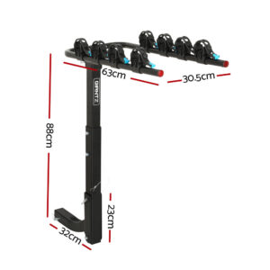 Giantz 4 Bicycle Carrier Bike Rack Car Rear Hitch Mount 2&Quot; Towbar Foldable,Giantz 4 Bicycle Carrier Bike Rack Car Rear Hitch Mount 2&Quot; Towbar Foldable – Nice N Cheap Variety Store Giantz 4 Bicycle Carrier Bike Rack Car Rear Hitch Mount 2&Quot; Towbar Foldable,Giantz 4 Bicycle Carrier Bike Rack Car Rear Hitch Mount 2&Quot; Towbar Foldable - Image 2