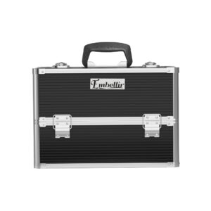 Embellir Portable Cosmetic Beauty Makeup Case- Black - Image 3