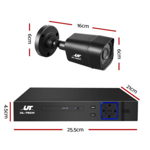 Ul-Tech 1080P Security Camera System 8Ch Dvr 8 Square Cams – Nice N Cheap Variety Store Ul-Tech 1080P Security Camera System 8Ch Dvr 8 Square Cams - Image 2