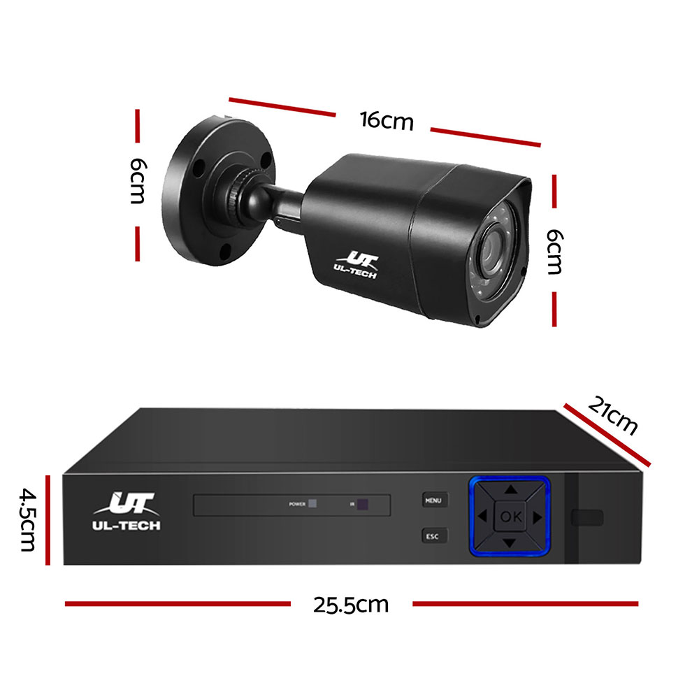 Ul-Tech 1080P Security Camera System 8Ch Dvr 8 Square Cams – Nice N Cheap Variety Store Ul-Tech 1080P Security Camera System 8Ch Dvr 8 Square Cams - Image 2