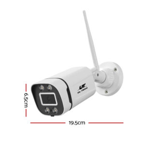 Ul-Tech 3Mp Wireless Cctv Security Camera Square White - 3.6Mm Lens Ip65 Weatherproof - Image 2