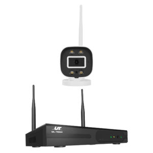 Ul-Tech 3Mp Wireless Cctv Security Camera System 8 Channel Nvr With 4 Outdoor Ip Cameras - White - Image 3
