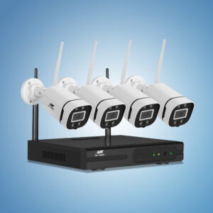 Ul-Tech 3Mp Wireless Cctv Security Camera System 8 Channel Nvr With 4 Outdoor Ip Cameras - White - Image 8