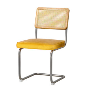 Velvet Rattan Dining Chairs