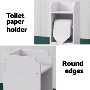 Artiss Bathroom Cabinet Toilet Roll Holder 3 Tier – Nice N Cheap Variety Store Bathroom Cabinet Toilet Roll Holder