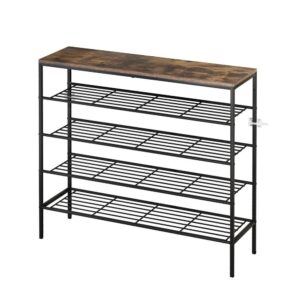 Artiss 5-Tier Shoe Rack For 25 Pairs - Walnut Bob – Nice N Cheap Variety Store 5-Tier Shoe Rack