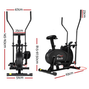 Everfit 4-In-1 Elliptical Cross Trainer Home Gym – Nice N Cheap Variety Store Elliptical Cross Trainer